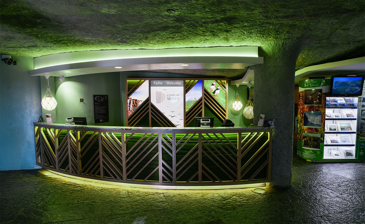 Cliffs of Moher new reception area by Store Design